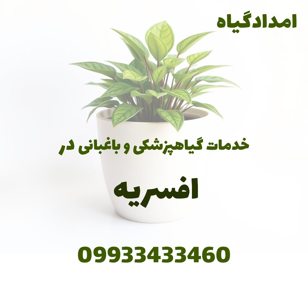 خدمات گیاهپزشکی و باغبانی در افسریه