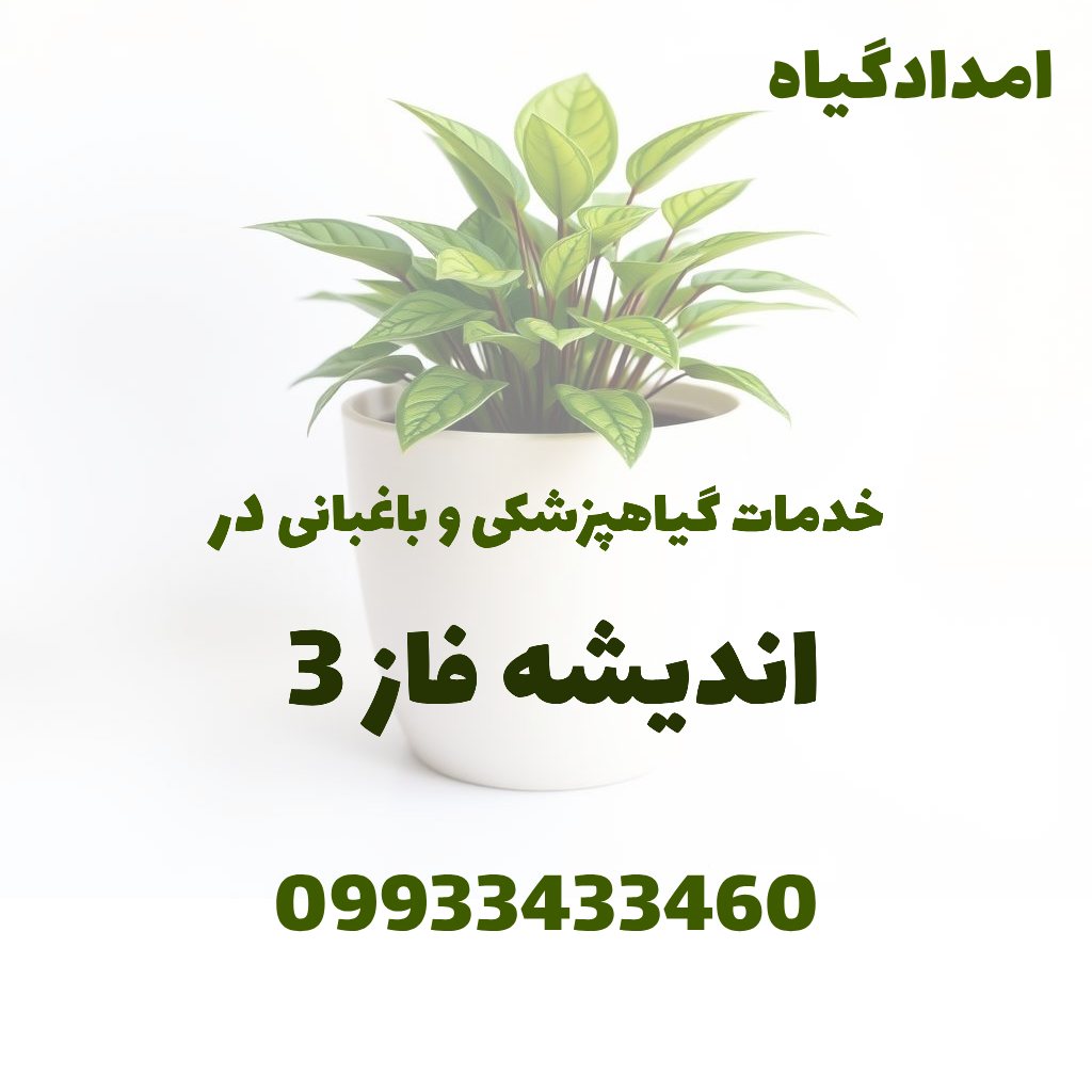 خدمات گیاهپزشکی و باغبانی در اندیشه فاز 3