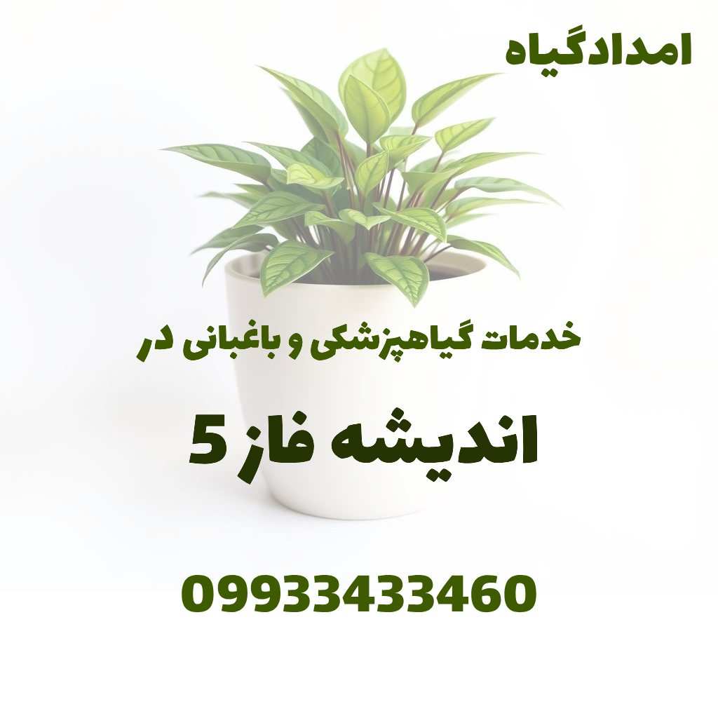 خدمات گیاهپزشکی و باغبانی در اندیشه فاز 5