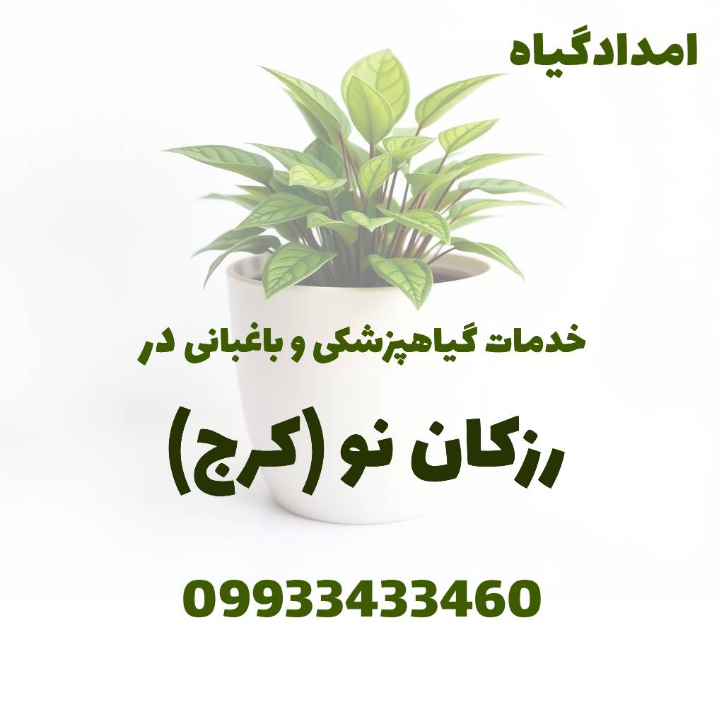 خدمات گیاهپزشکی و باغبانی در رزکان نو کرج