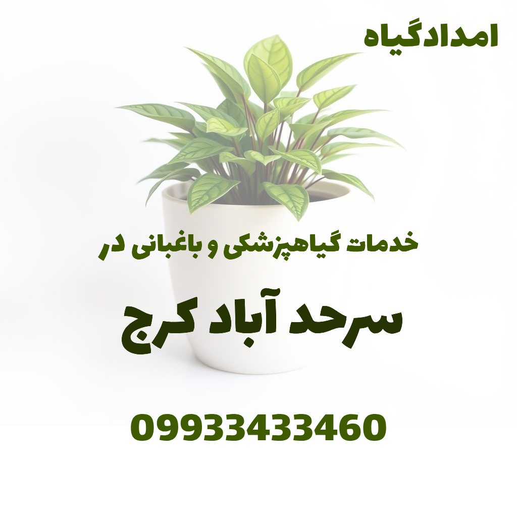 خدمات گیاهپزشکی و باغبانی در سرحد آباد کرج