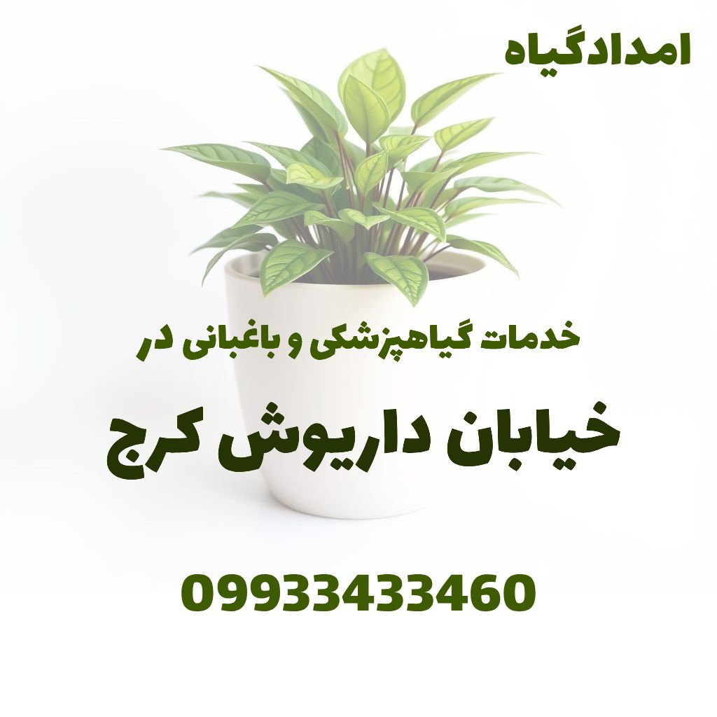 خدمات گیاهپزشکی و باغبانی در خیابان داریوش کرج