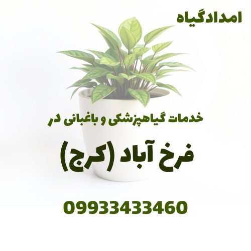 ویزیت باغ و سم‌پاشی و کوددهی و هرس در فرخ آباد کرج